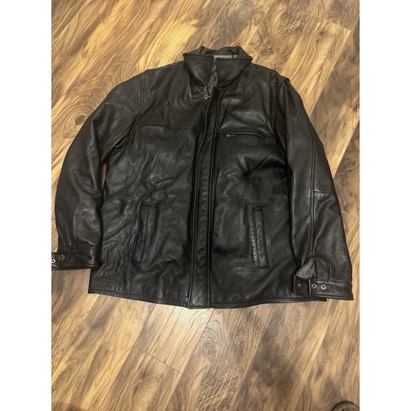 Wilsons Leather Other - Vintage Wilson's Men's Leather Zip Up Jacket Black Size XL